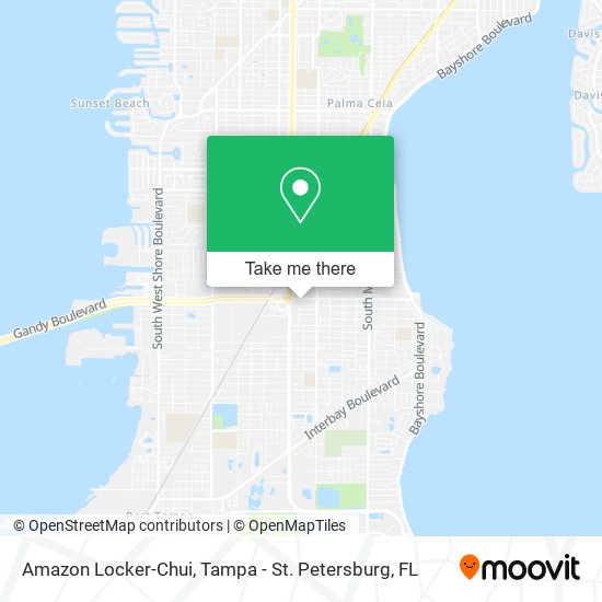 Mapa de Amazon Locker-Chui