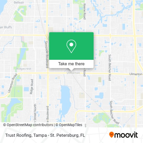 Mapa de Trust Roofing