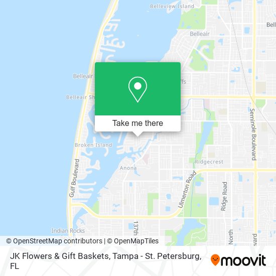 JK Flowers & Gift Baskets map