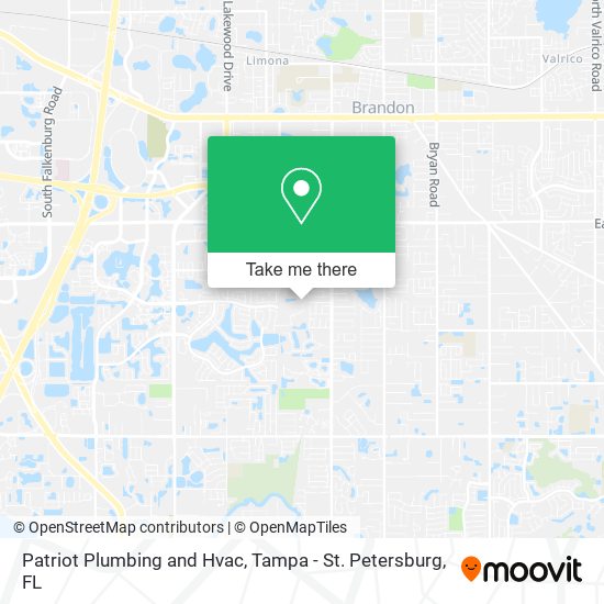 Patriot Plumbing and Hvac map