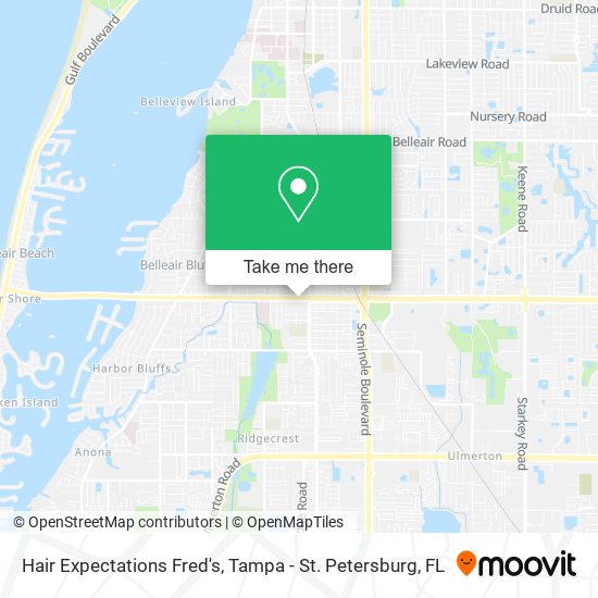 Hair Expectations Fred's map