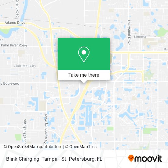 Blink Charging map