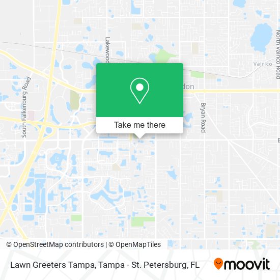 Mapa de Lawn Greeters Tampa