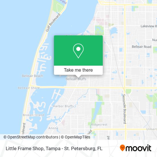 Mapa de Little Frame Shop