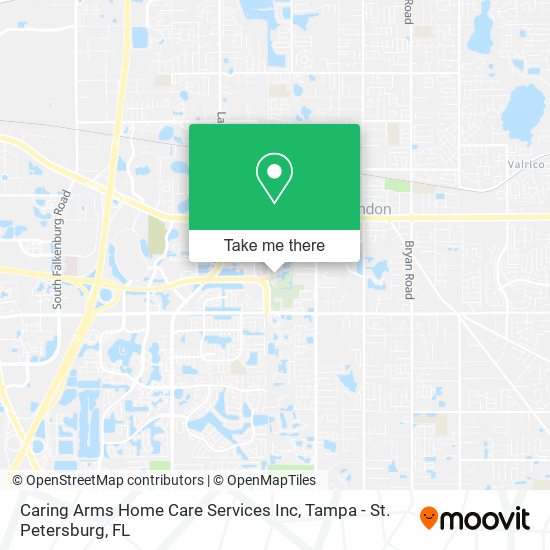 Mapa de Caring Arms Home Care Services Inc