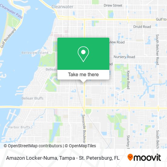 Mapa de Amazon Locker-Numa