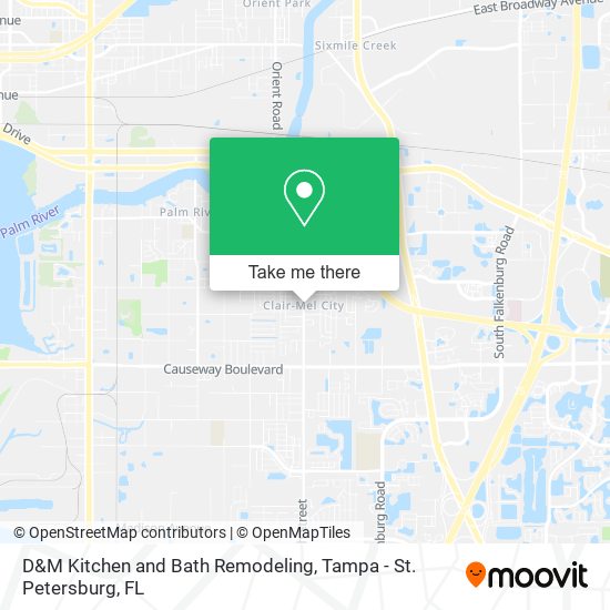 D&M Kitchen and Bath Remodeling map