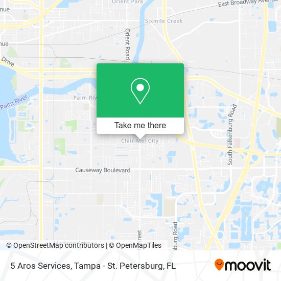 5 Aros Services map