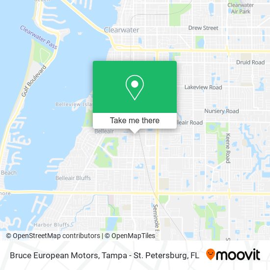 Mapa de Bruce European Motors