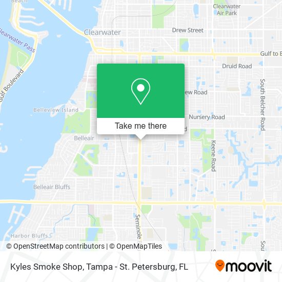 Mapa de Kyles Smoke Shop