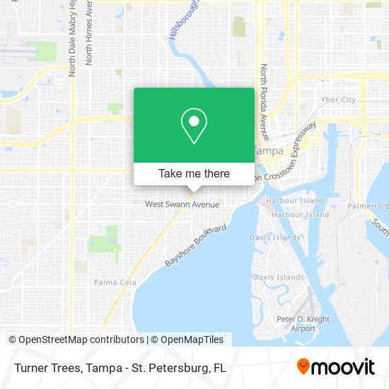 Turner Trees map
