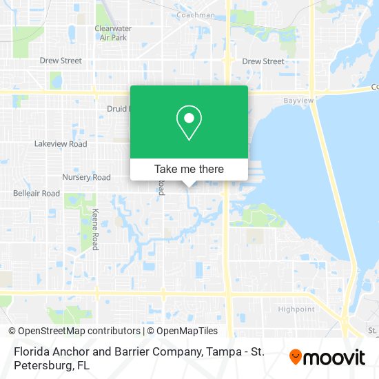 Florida Anchor and Barrier Company map