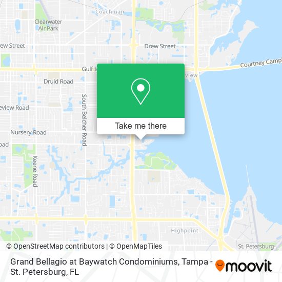 Grand Bellagio at Baywatch Condominiums map