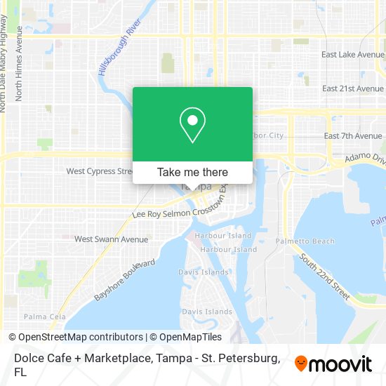 Dolce Cafe + Marketplace map