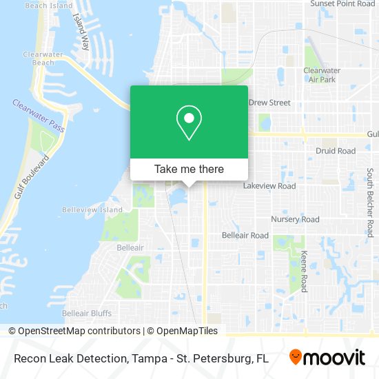 Recon Leak Detection map