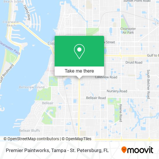 Premier Paintworks map