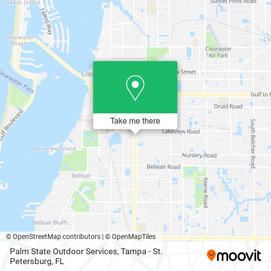 Palm State Outdoor Services map