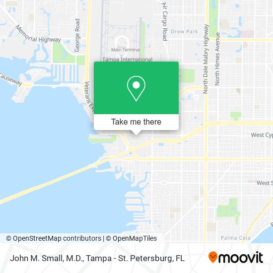 John M. Small, M.D. map