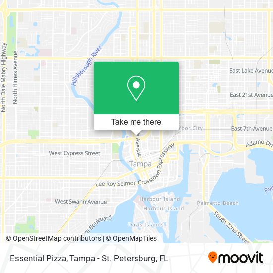 Essential Pizza map