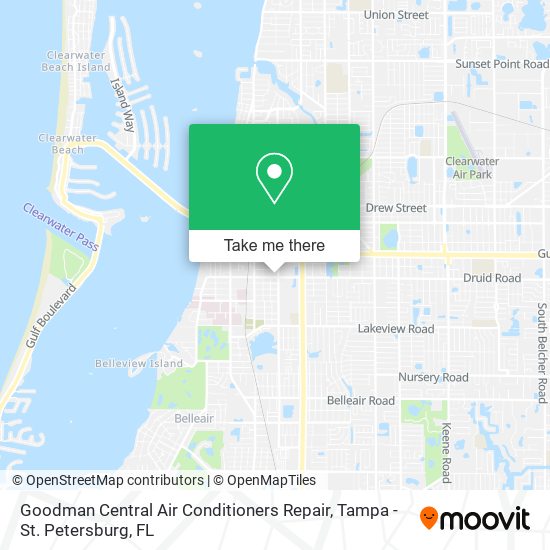 Goodman Central Air Conditioners Repair map