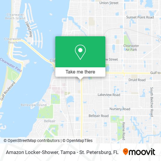 Mapa de Amazon Locker-Shower