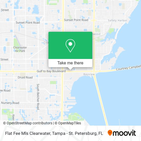 Flat Fee Mls Clearwater map