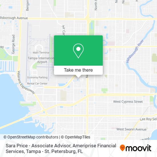 Sara Price - Associate Advisor, Ameriprise Financial Services map
