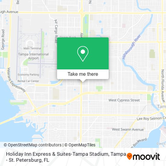 Holiday Inn Express & Suites-Tampa Stadium map