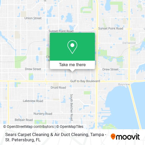Sears Carpet Cleaning & Air Duct Cleaning map