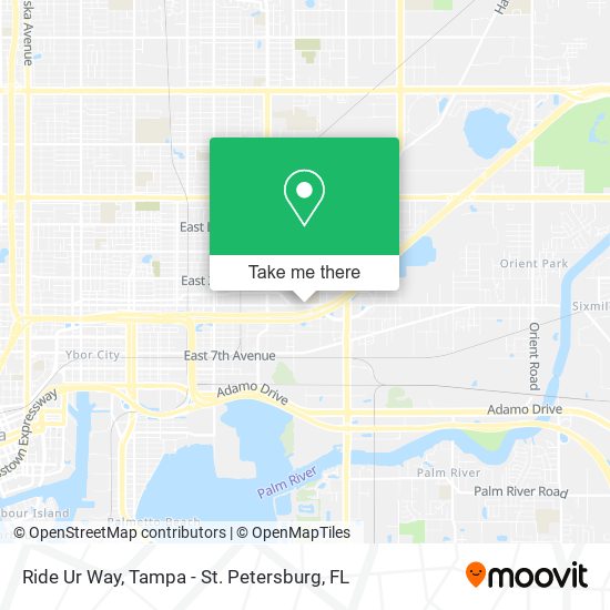 Ride Ur Way map
