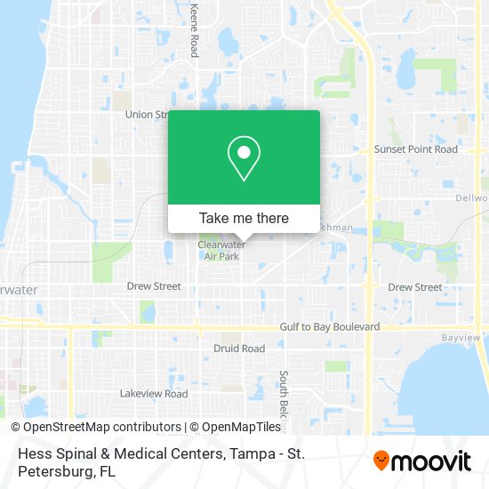 Mapa de Hess Spinal & Medical Centers