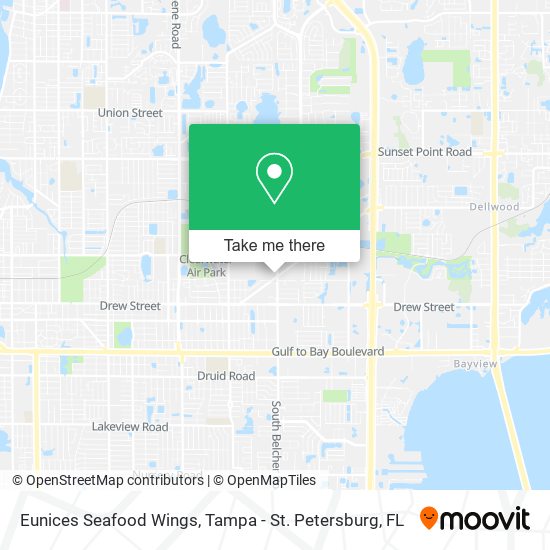 Mapa de Eunices Seafood Wings