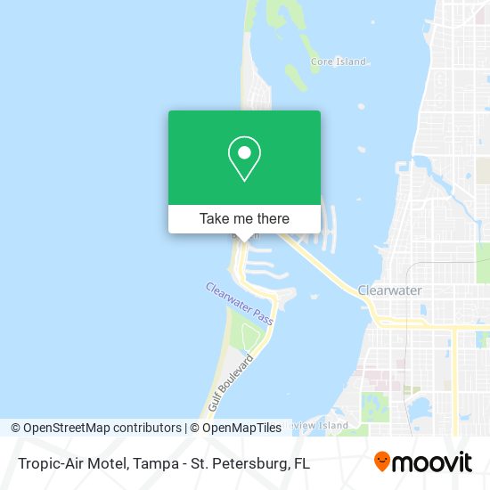 Tropic-Air Motel map