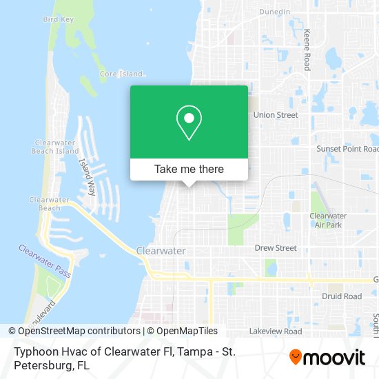 Mapa de Typhoon Hvac of Clearwater Fl
