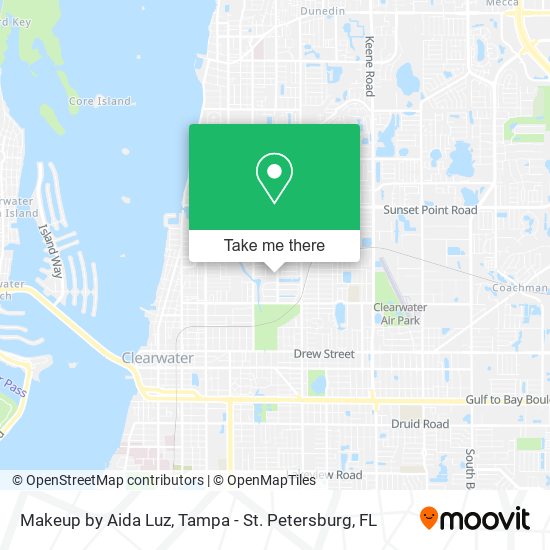 Makeup by Aida Luz map