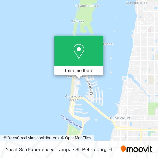 Mapa de Yacht Sea Experiences
