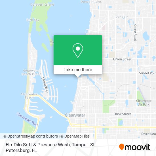 Mapa de Flo-Dilo Soft & Pressure Wash