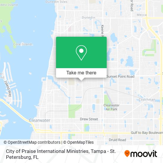 City of Praise International Ministries map