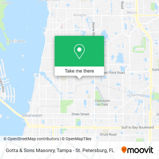 Gotta & Sons Masonry map