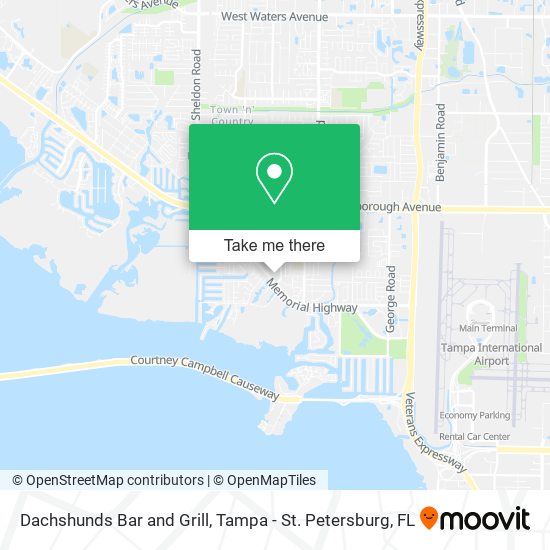Mapa de Dachshunds Bar and Grill