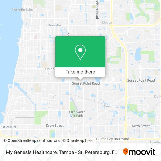 Mapa de My Genesis Healthcare