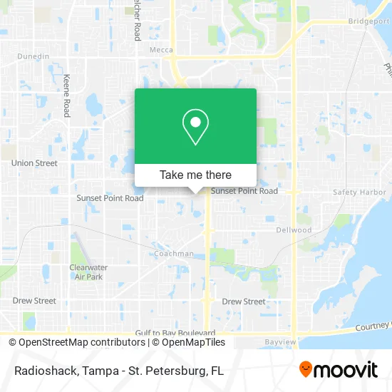 Radioshack map