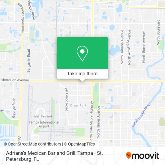 Mapa de Adriana's Mexican Bar and Grill