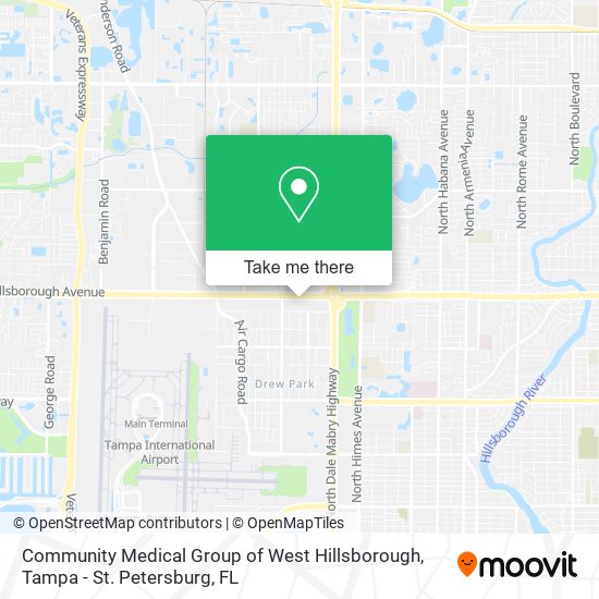 Mapa de Community Medical Group of West Hillsborough