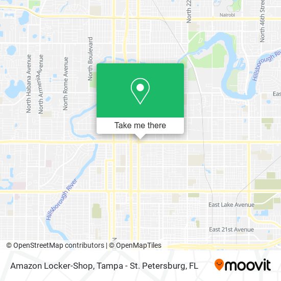 Amazon Locker-Shop map