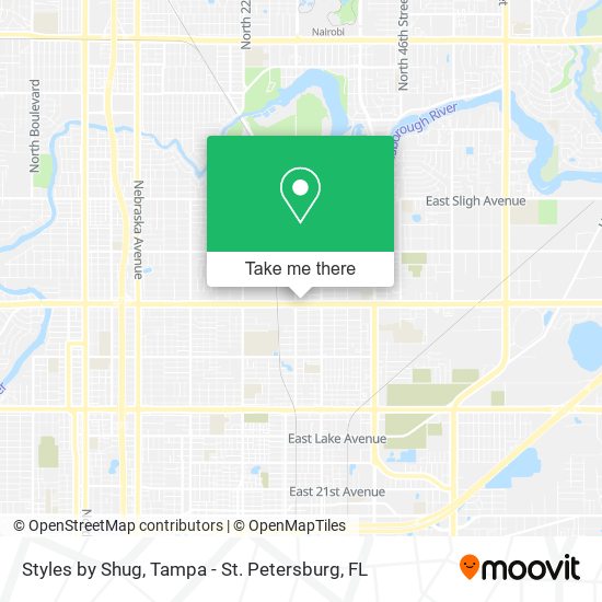Styles by Shug map