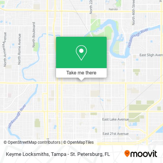 Keyme Locksmiths map