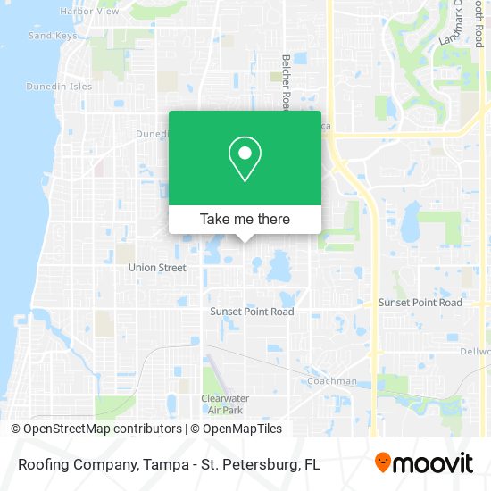 Mapa de Roofing Company