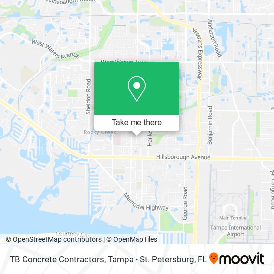 Mapa de TB Concrete Contractors