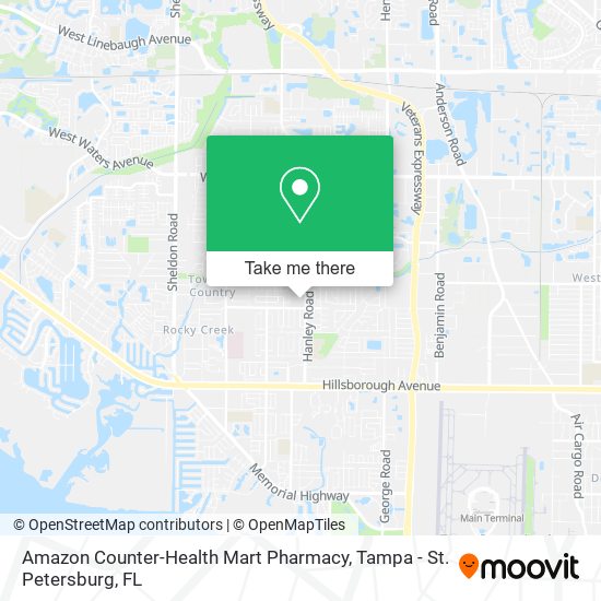 Amazon Counter-Health Mart Pharmacy map